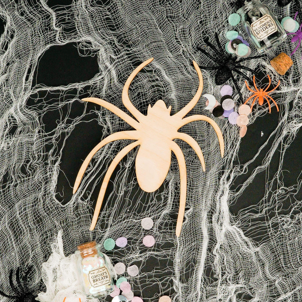 Wood Spider Cutout, 8" - Image 2