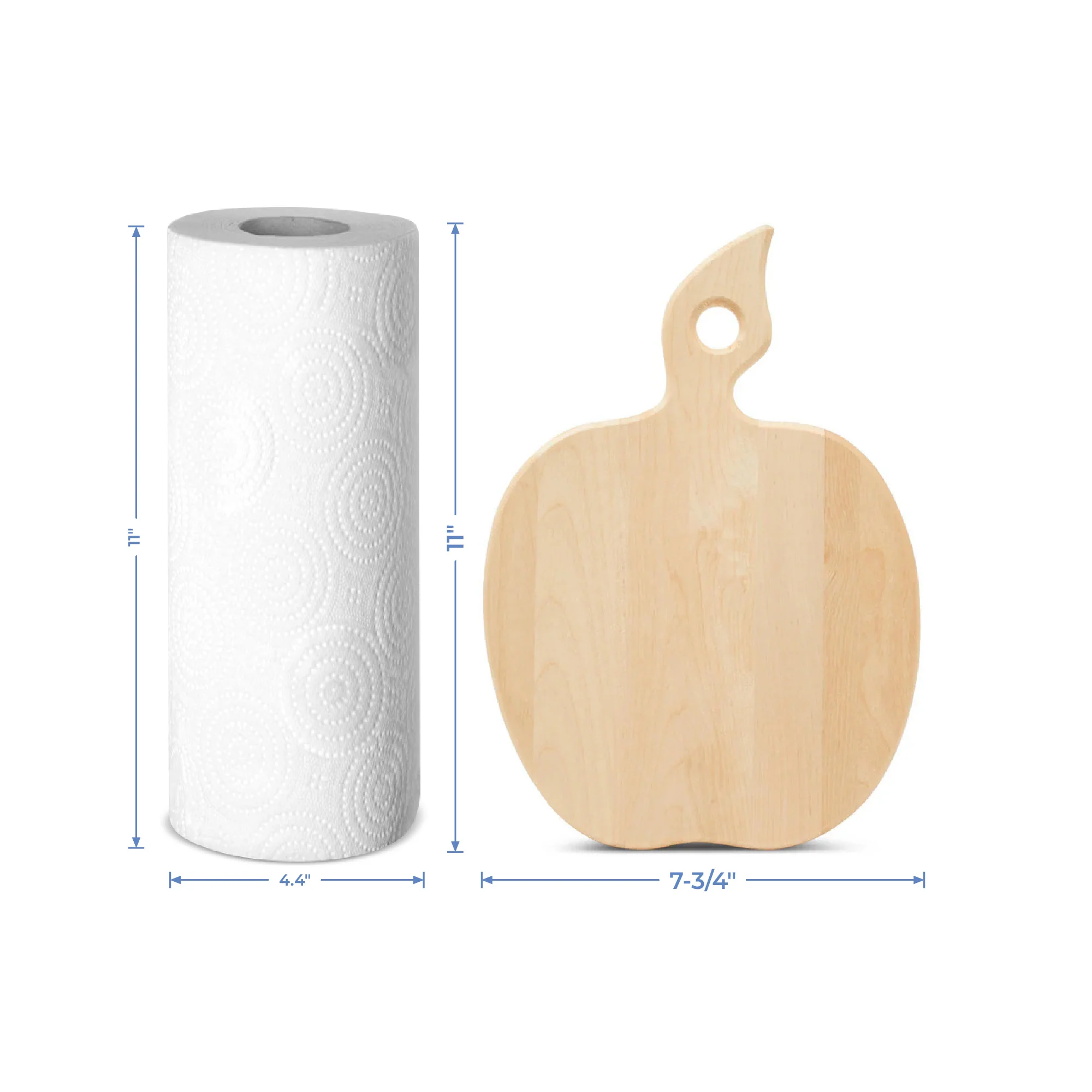 Wooden Apple Board, 11” - Image 4