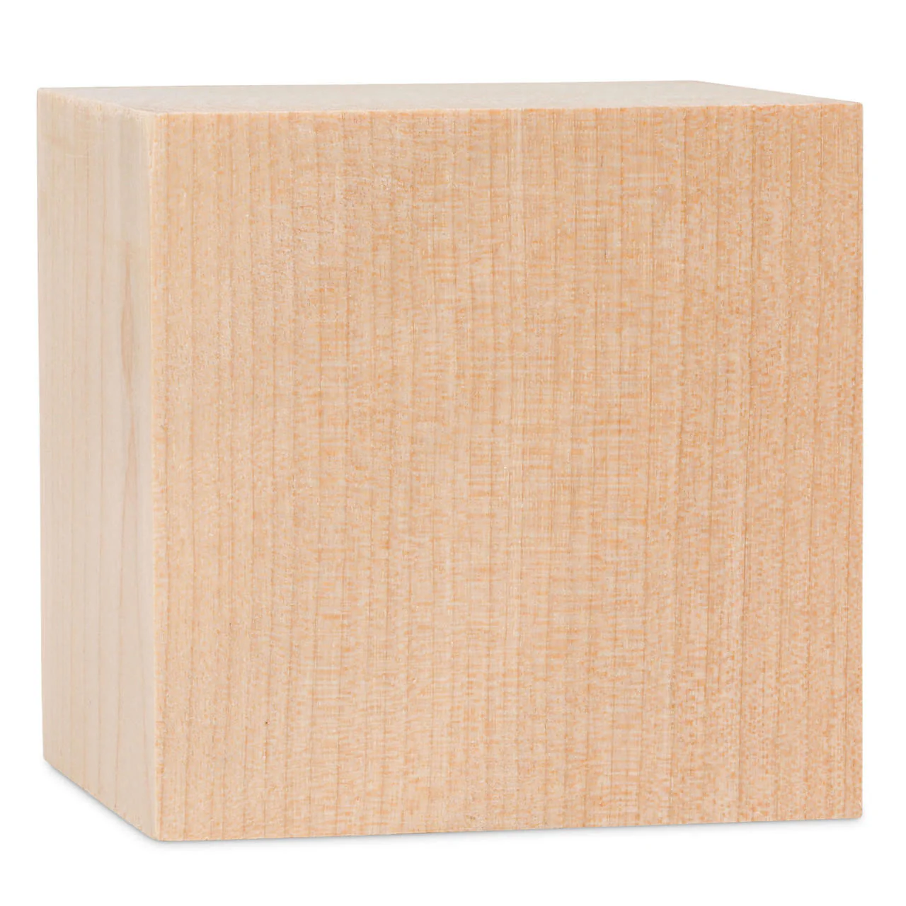 4" Wooden Cube - Image 5