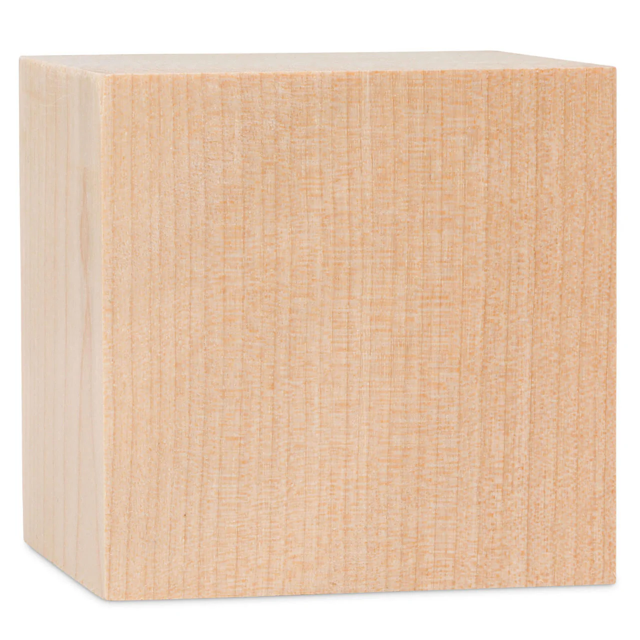 5" Wooden Cube - Image 3