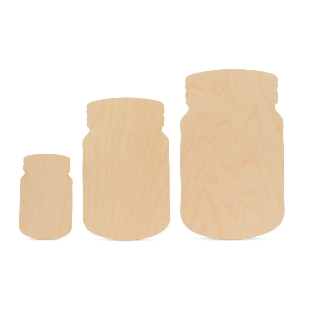 Wooden Cutout Mason Jar, 20" - Image 5