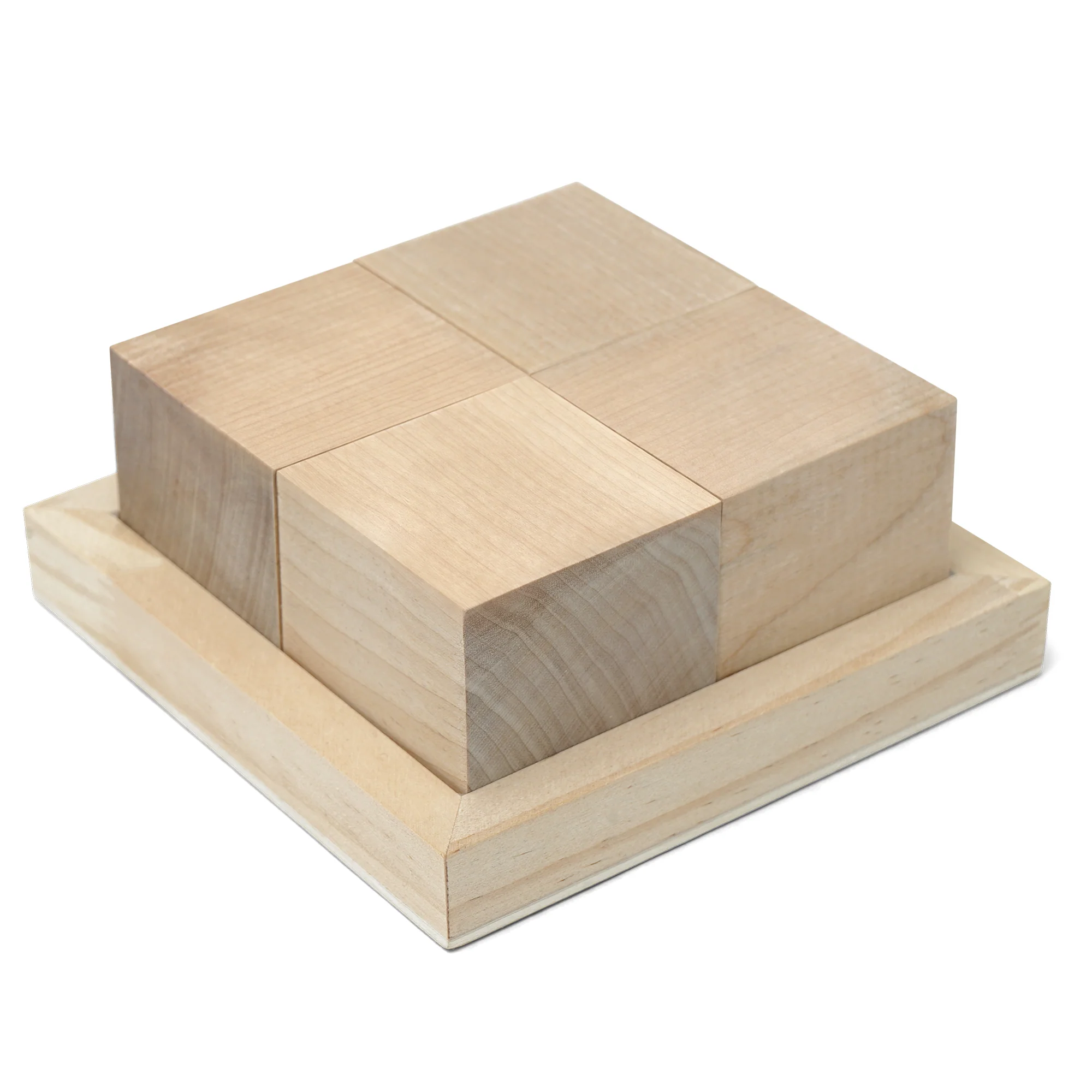 Wooden DIY Cube Puzzle, 5"