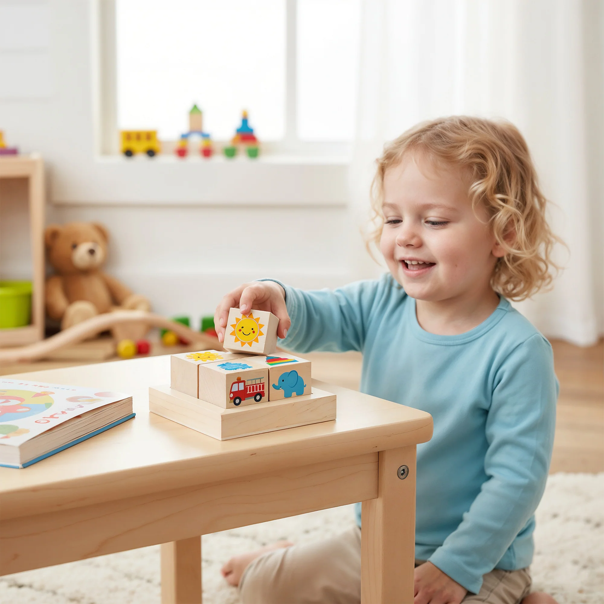 Wooden DIY Cube Puzzle, 5" - Image 2