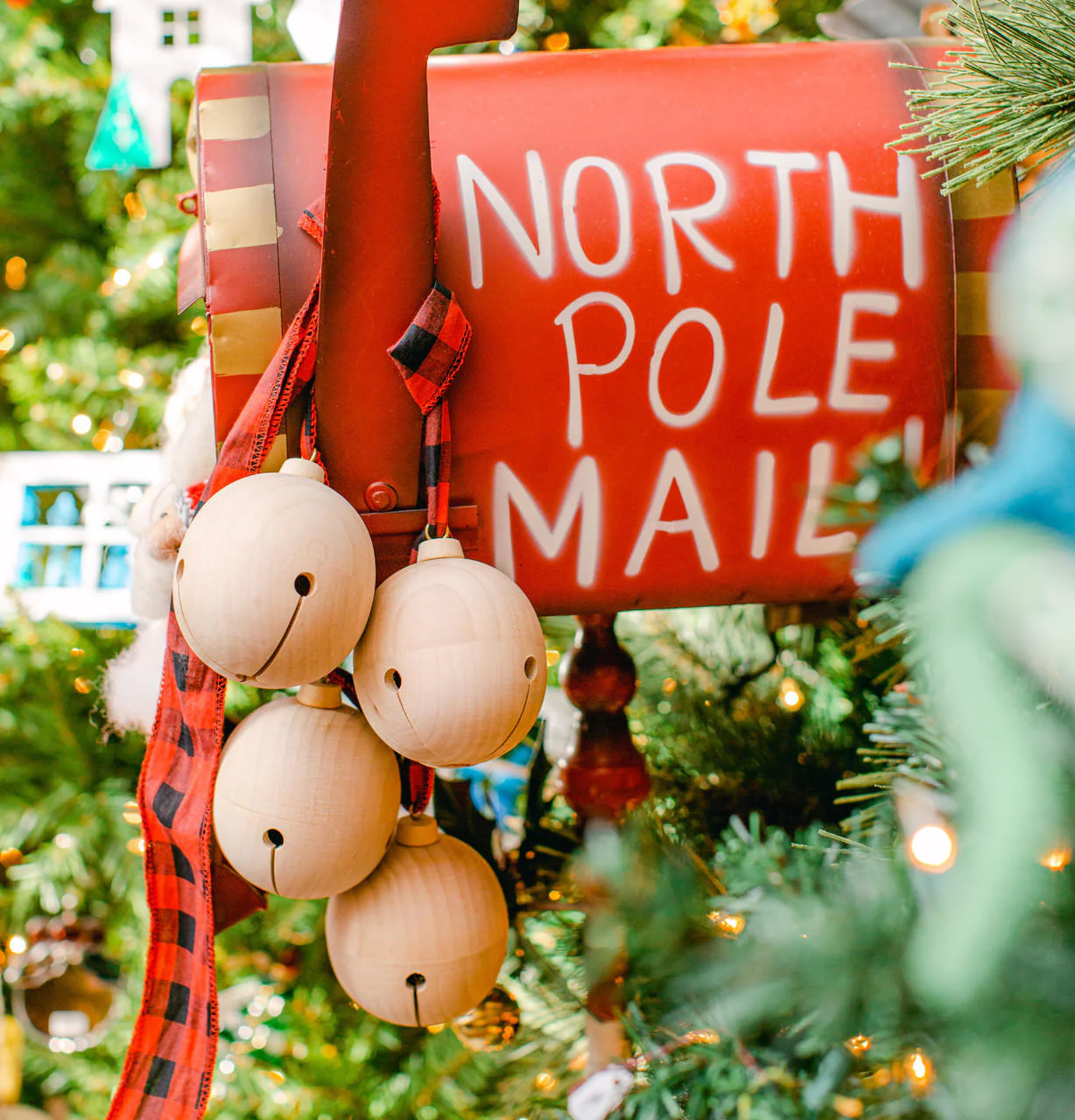 Wooden Jingle Bell, 3" - Image 3