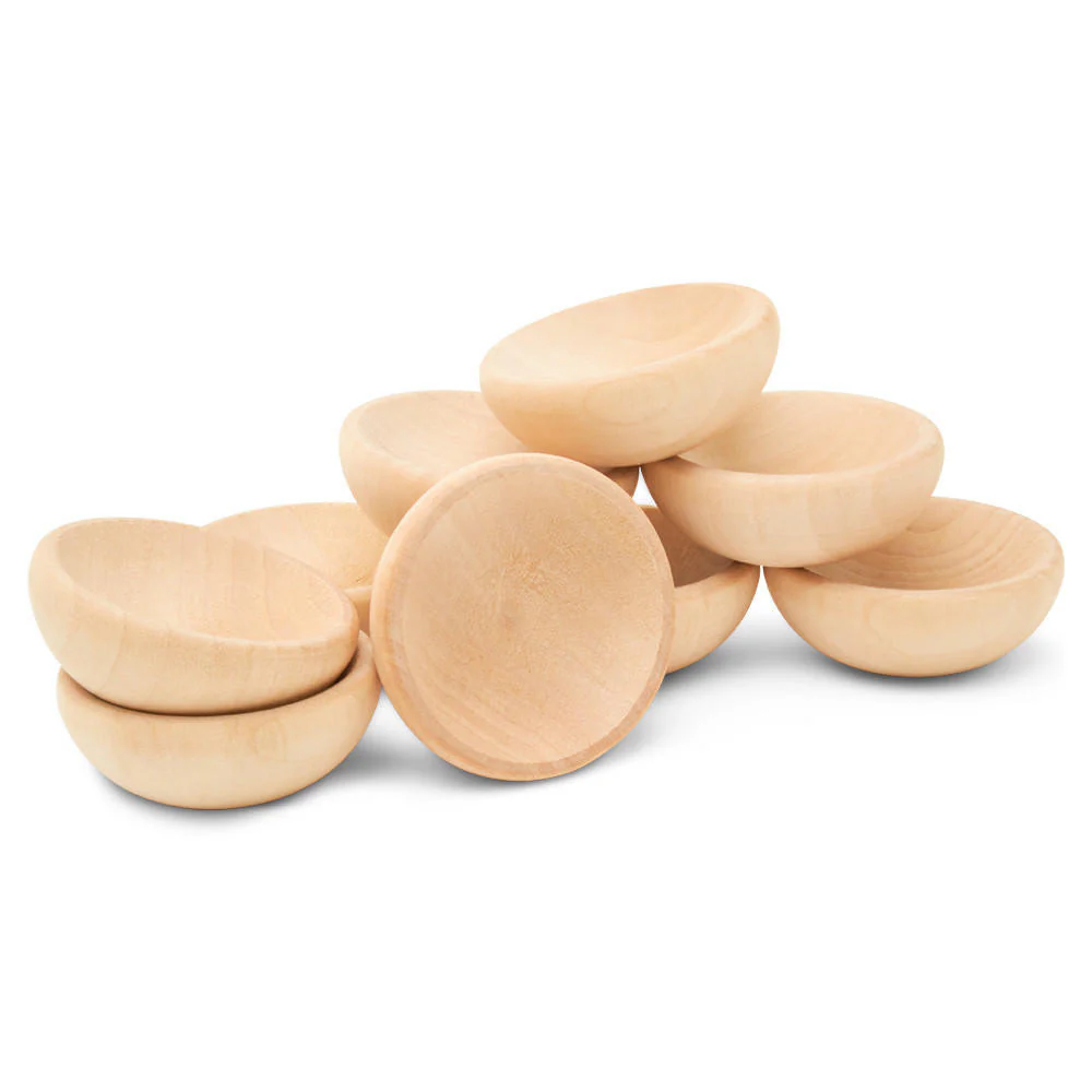 Wooden Mini Bowl, 1-1/2" - Image 4