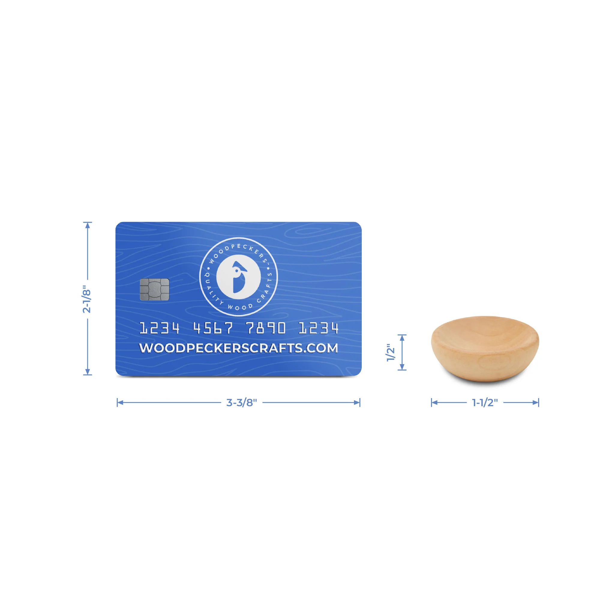 Wooden Mini Bowl, 1-1/2" - Image 6