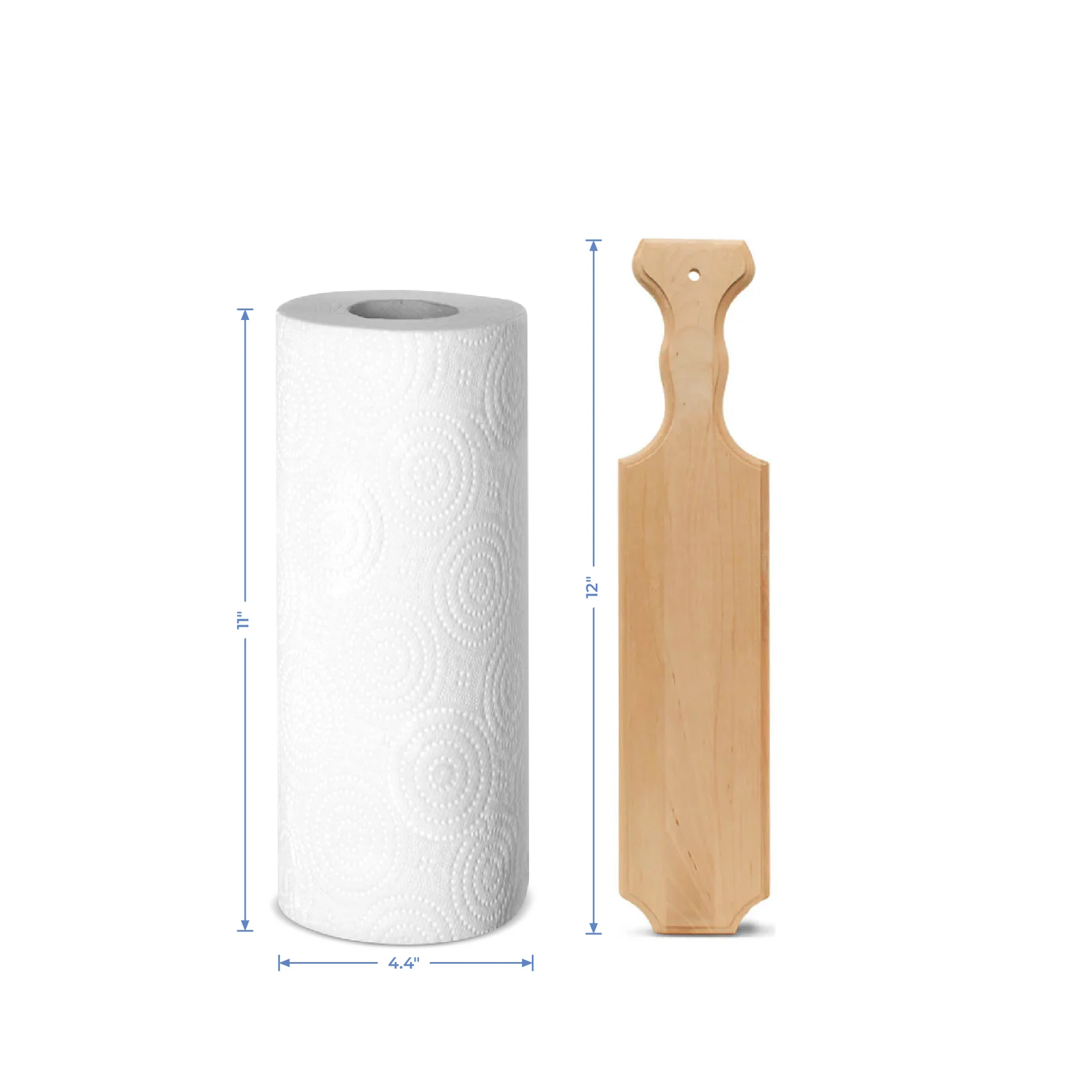 Unfinished Wood Paddle 12" - Image 6