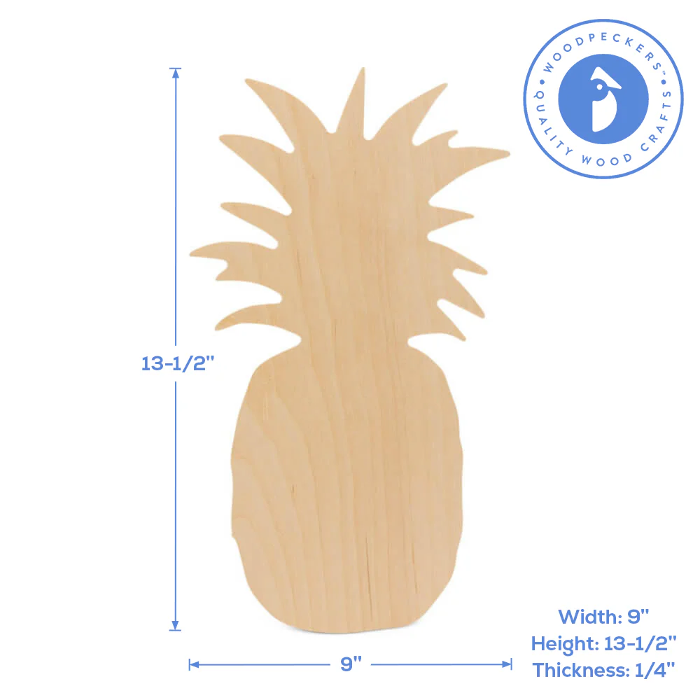 Wooden Pineapple Cutout - Image 5