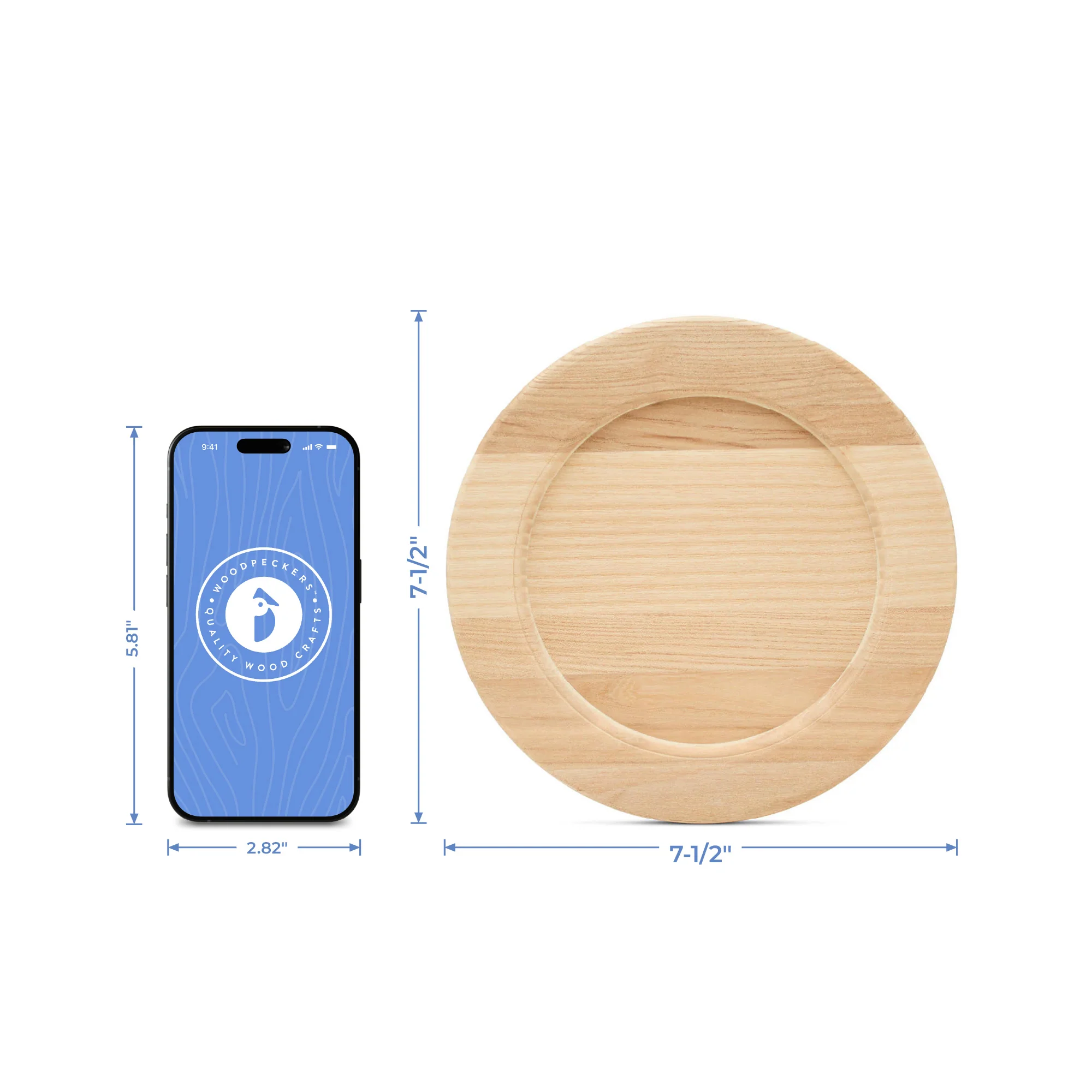 Wooden Plate 7-1/5” - Image 4