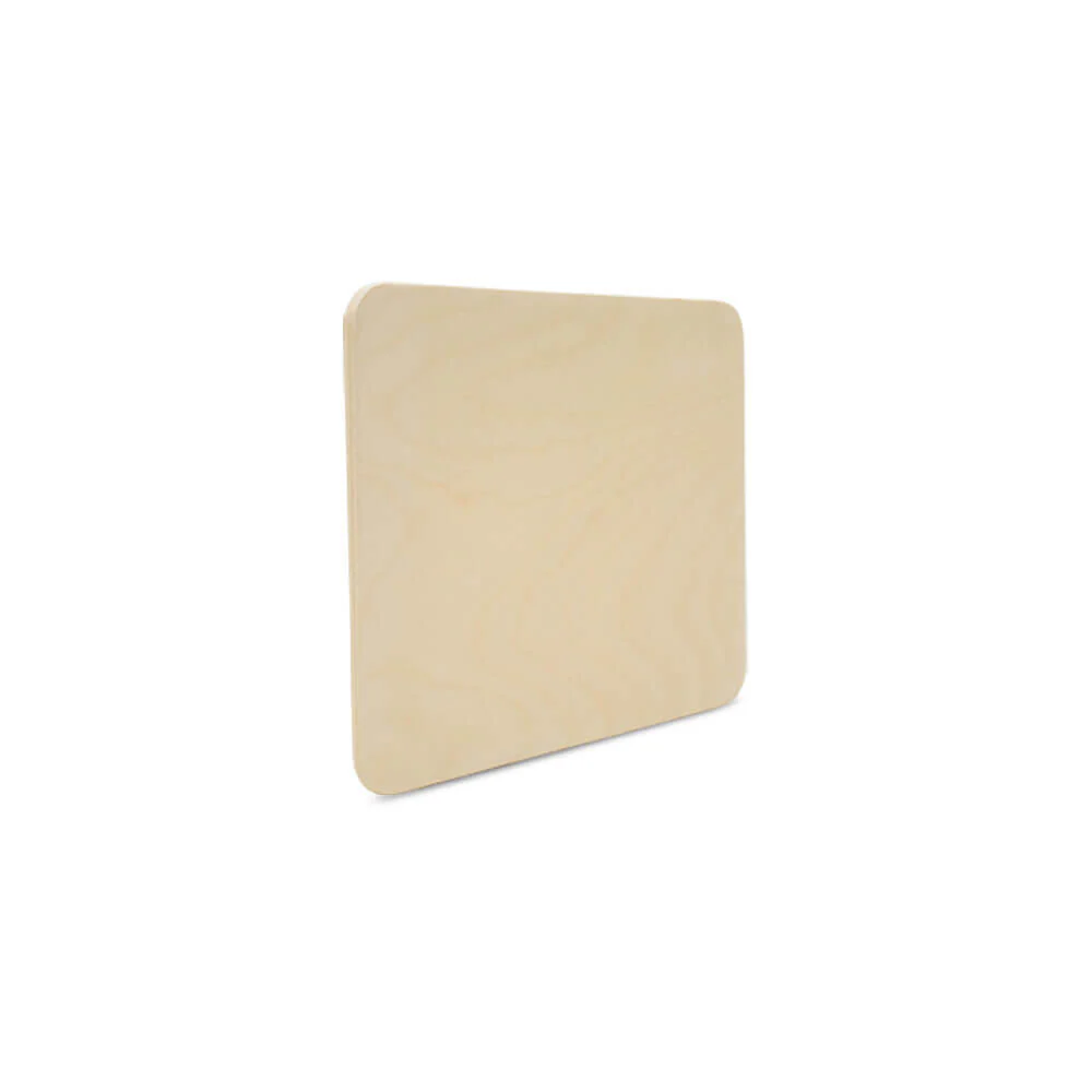 Wooden Rounded Rectangle Plaque, 10" x 7-1/2" x 1/4" - Image 2