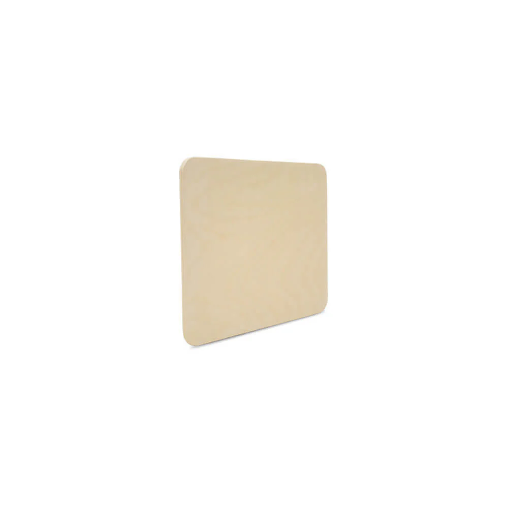Wooden Rounded Rectangle Plaque, 6" x 4-1/2" x 1/4" - Image 2