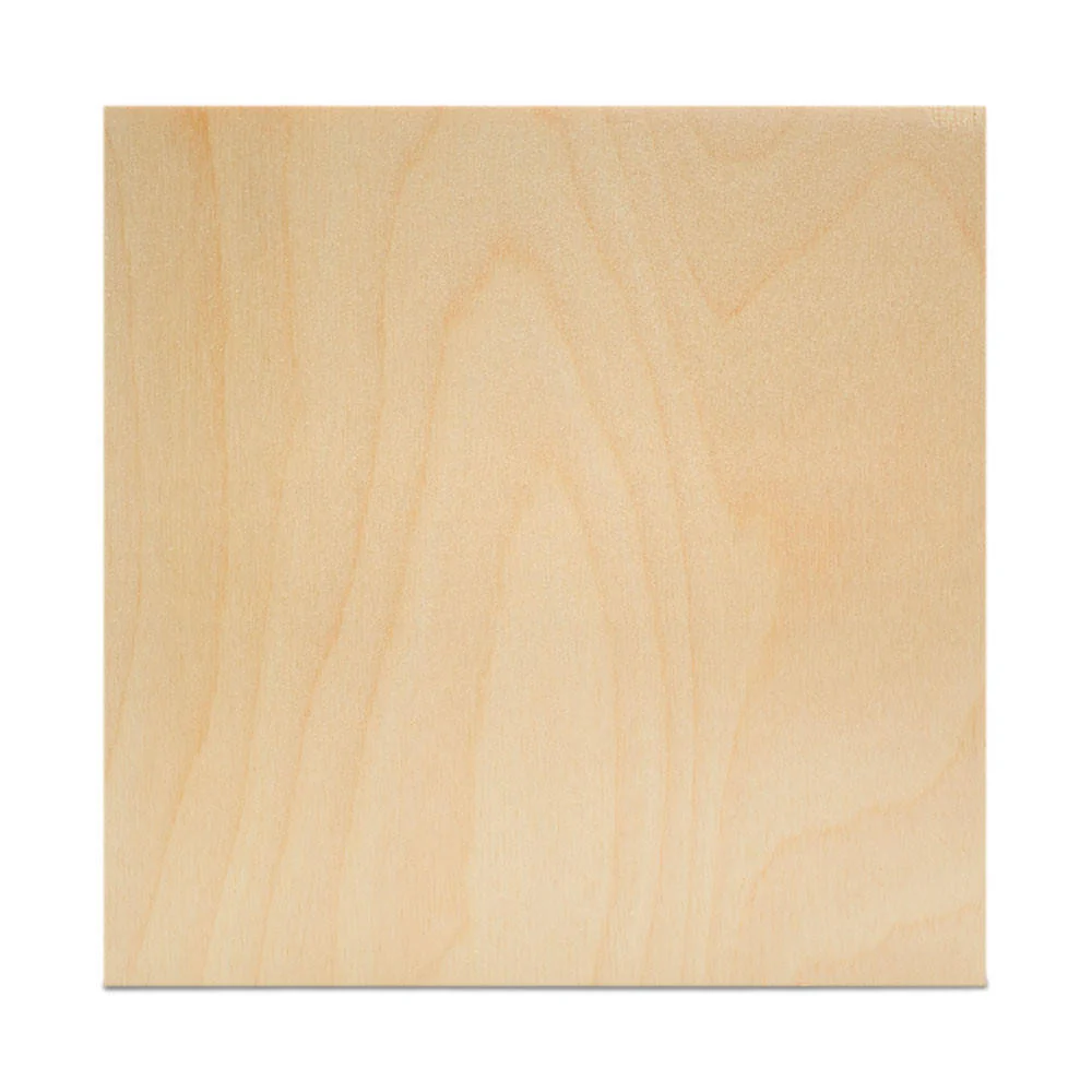 Wooden Square Coaster, 4”
