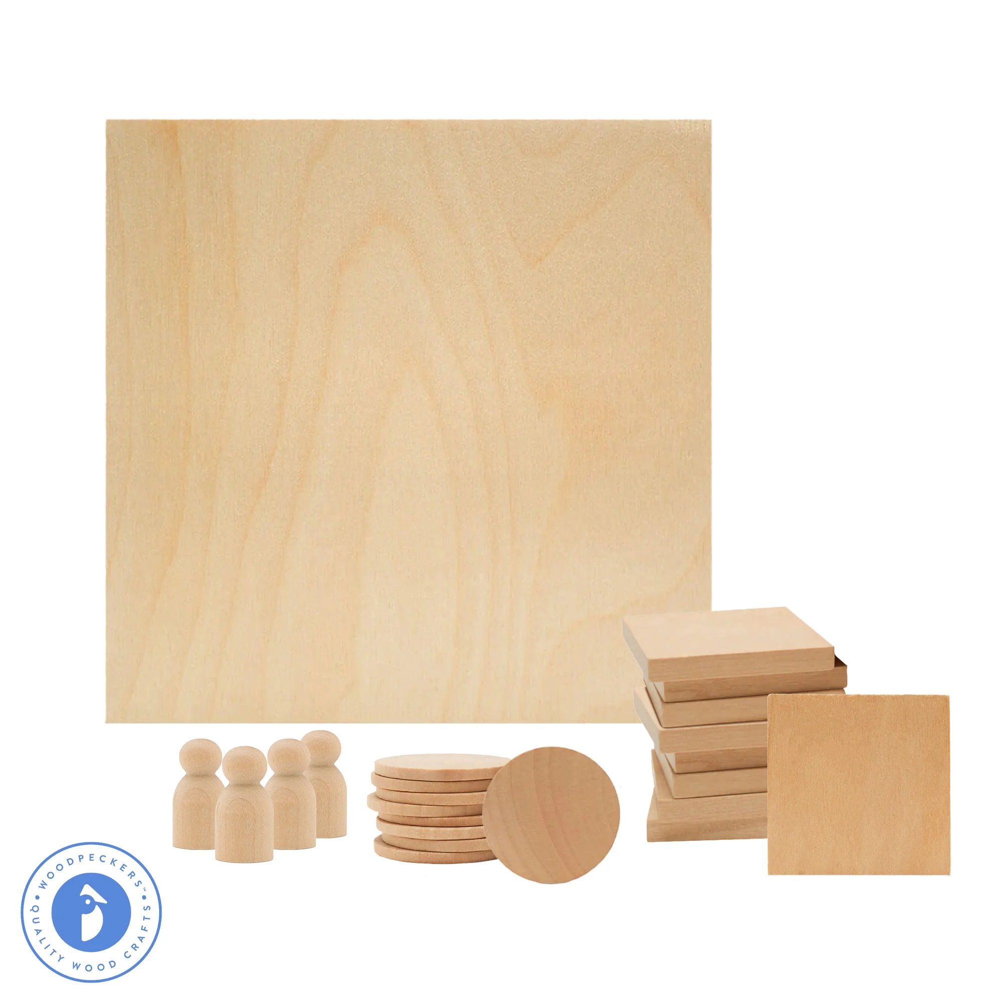 Wooden Tic Tac Toe Board Game Kit - Image 2